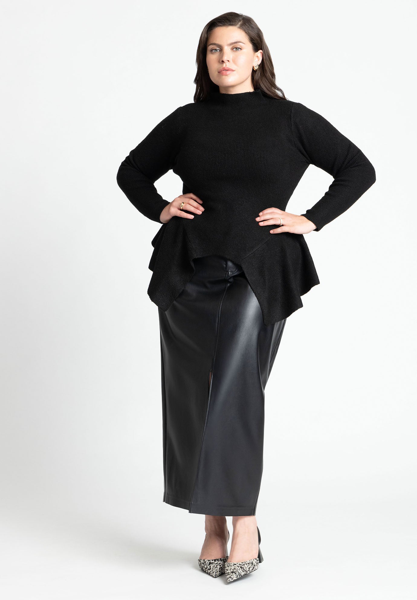 Peplum Sweater image number 2