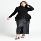 Peplum Sweater image number null