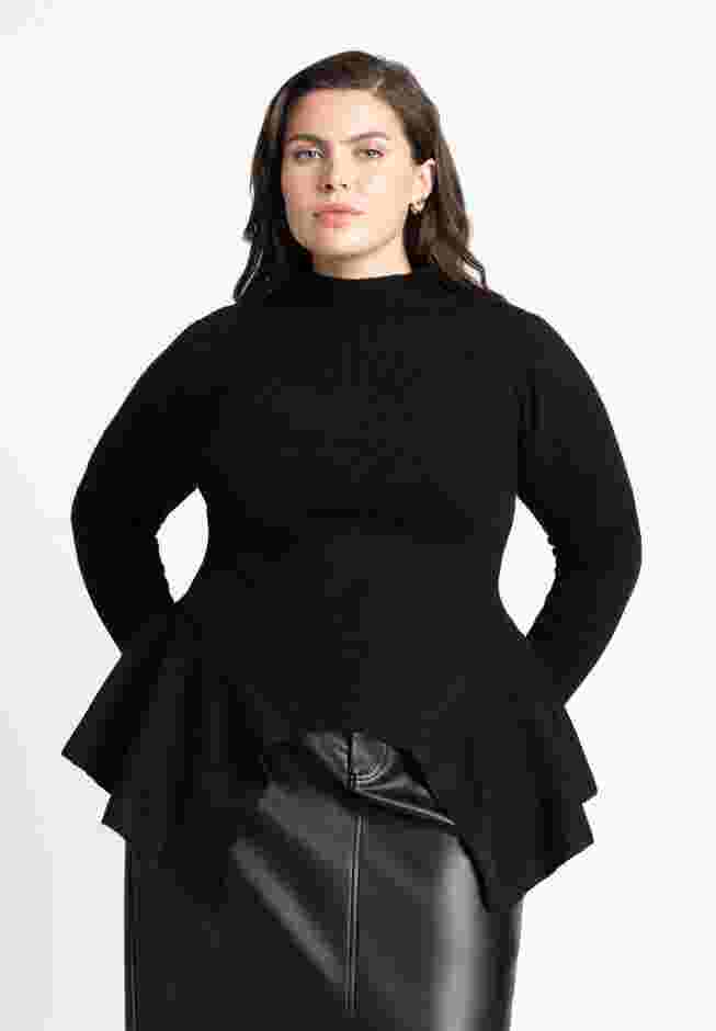 Peplum Sweater image number 0