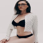 The Cropped Cardigan- Pointelle image number null