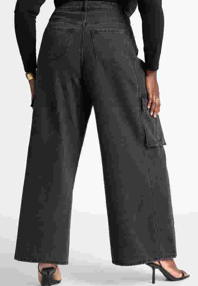 Wide Leg Cargo Jean image number 1