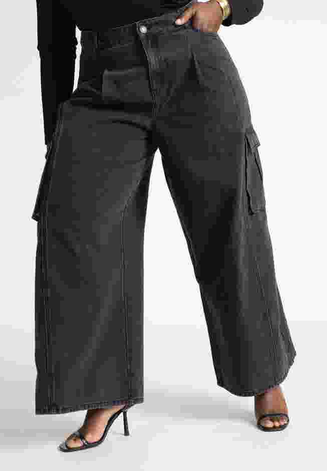 Wide Leg Cargo Jean image number 0
