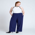 Track Pant With Side Stripe image number null