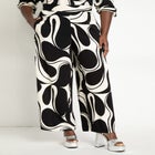 Printed Wide Leg Pant image number null