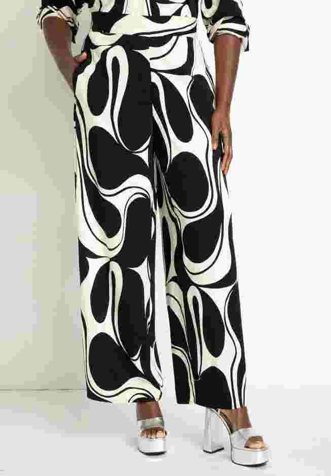 Printed Wide Leg Pant image number 1