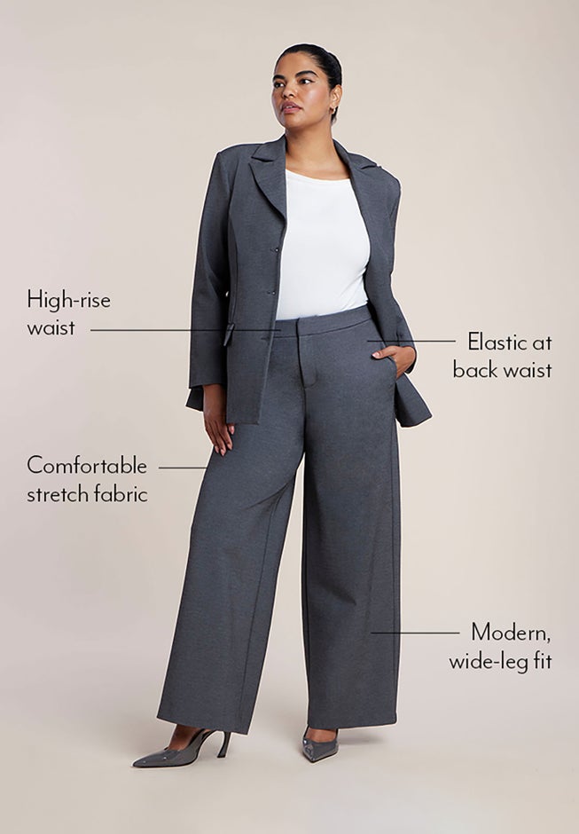The Ultimate Stretch Wide-Leg Work Pant image number 3