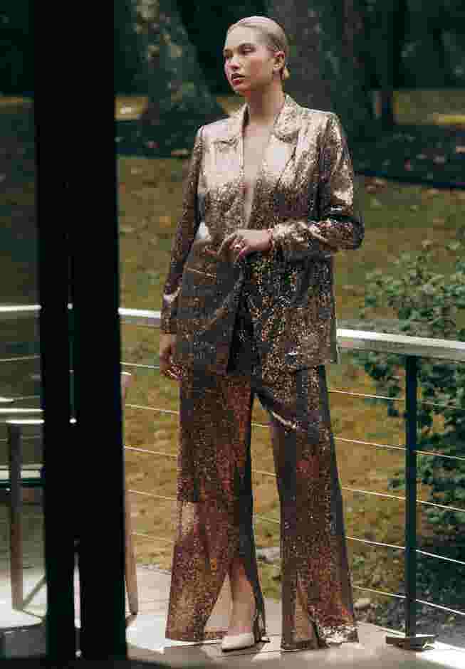 Sequin Trouser image number 0