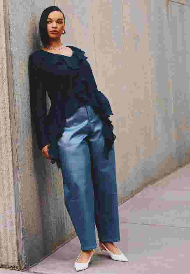 Coated Denim Jean image number 3