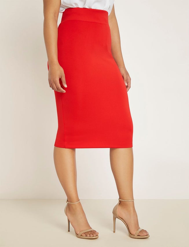 Neoprene Pencil Skirt image number 1