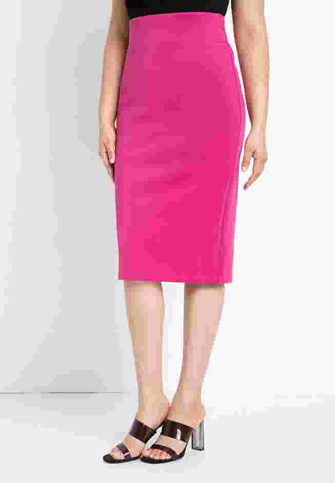 Neoprene Pencil Skirt image number 1