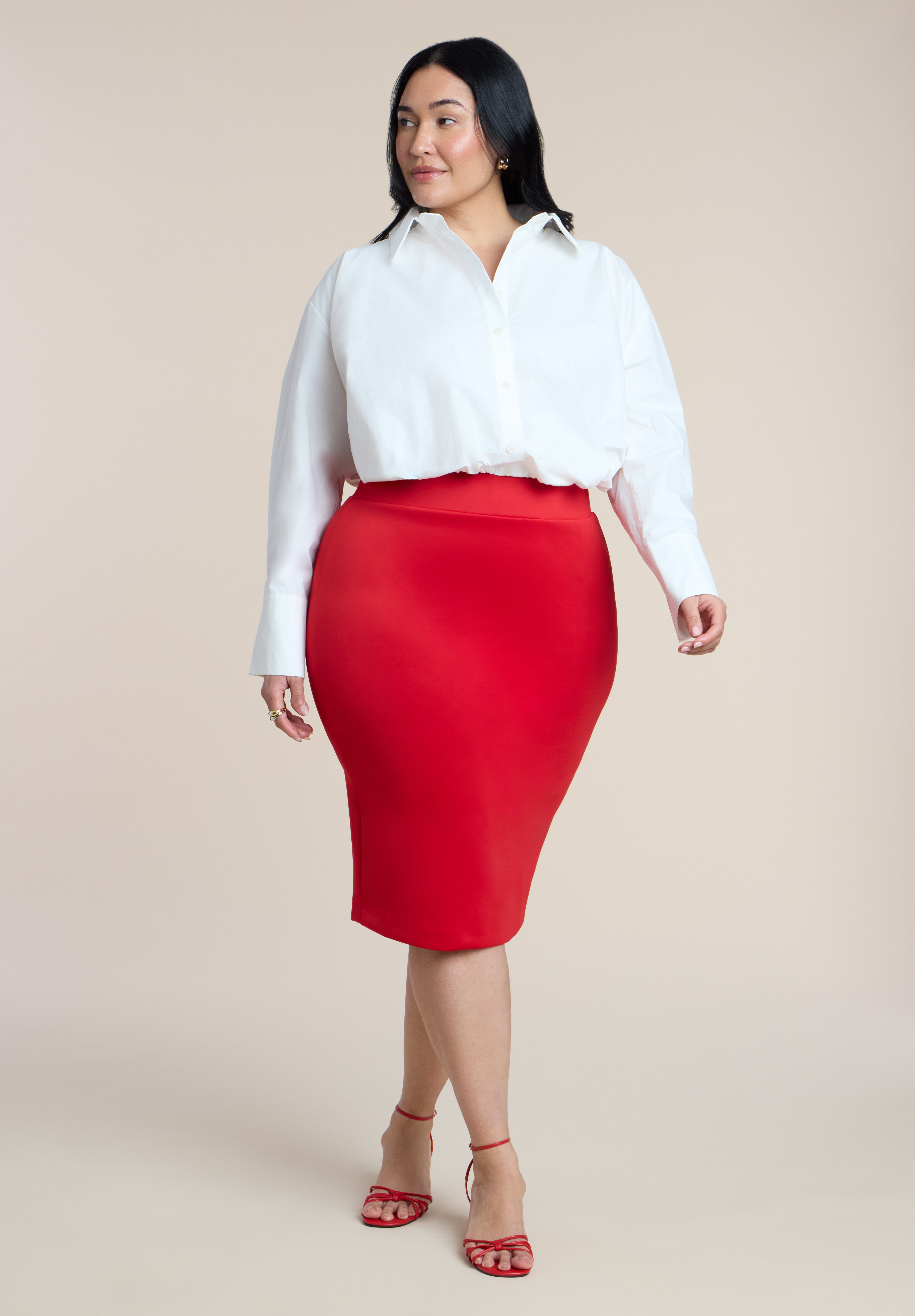 Neoprene Pencil Skirt image number 0