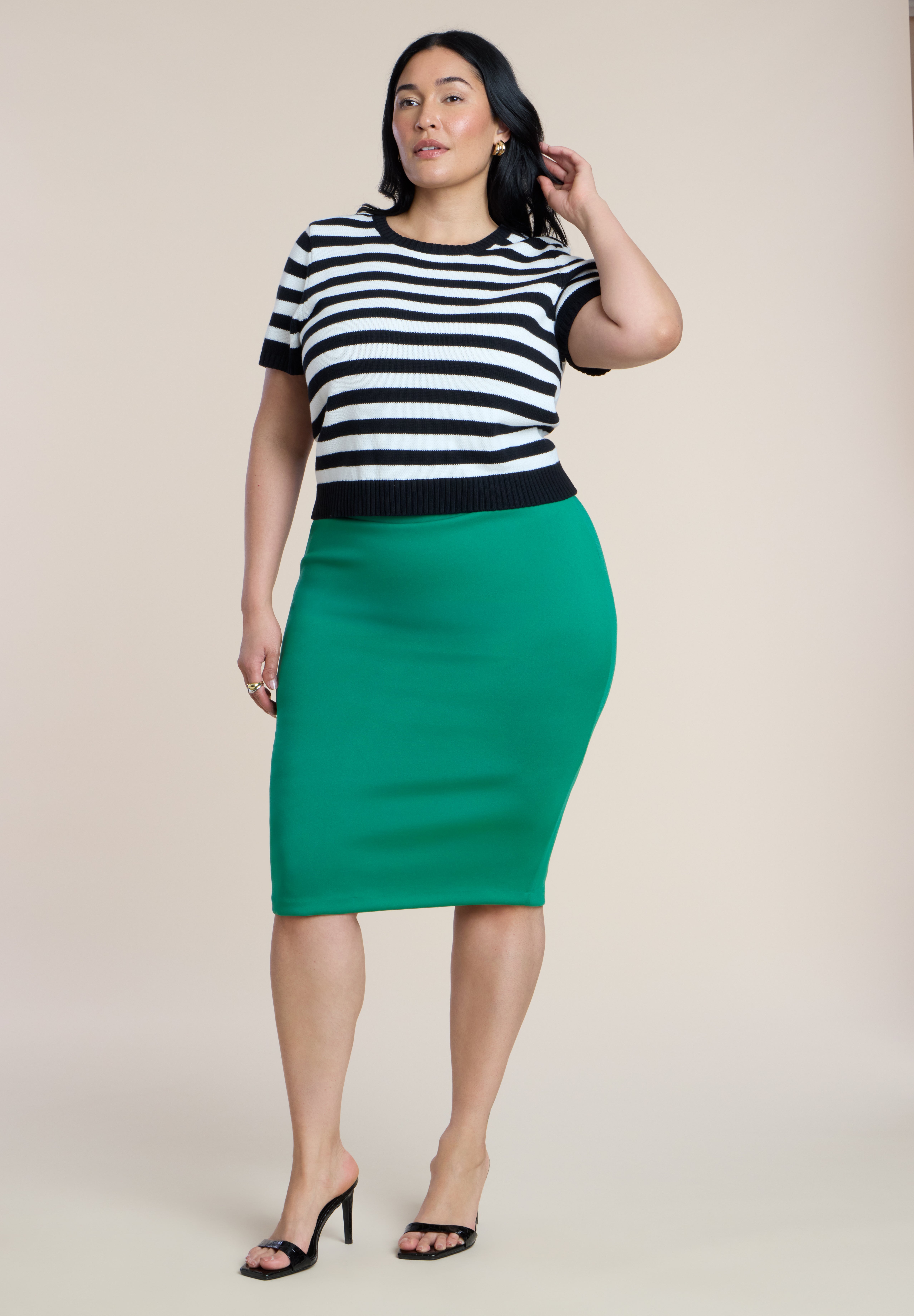 Neoprene Pencil Skirt image number 0