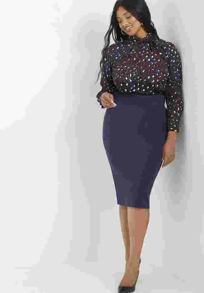 Neoprene Pencil Skirt image number 0