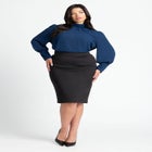 Neoprene Pencil Skirt image number null
