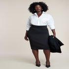 Neoprene Pencil Skirt image number null
