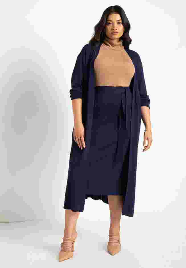 Tie Waist Midi Skirt image number 0