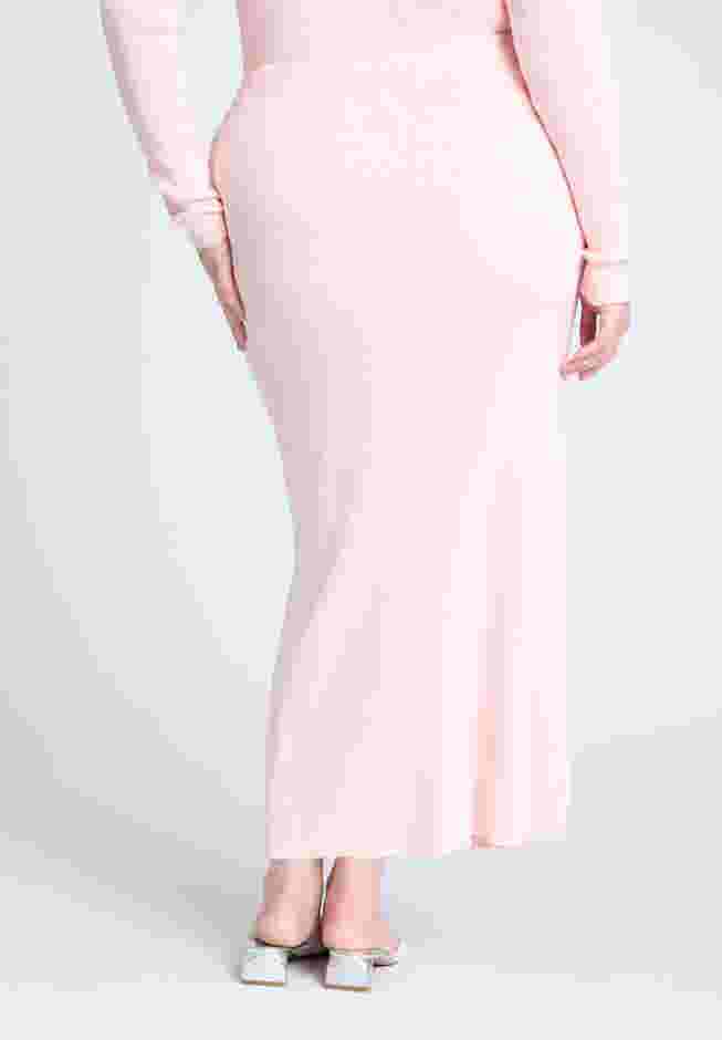 Maxi Sweater Skirt With Button Down Placket image number 2