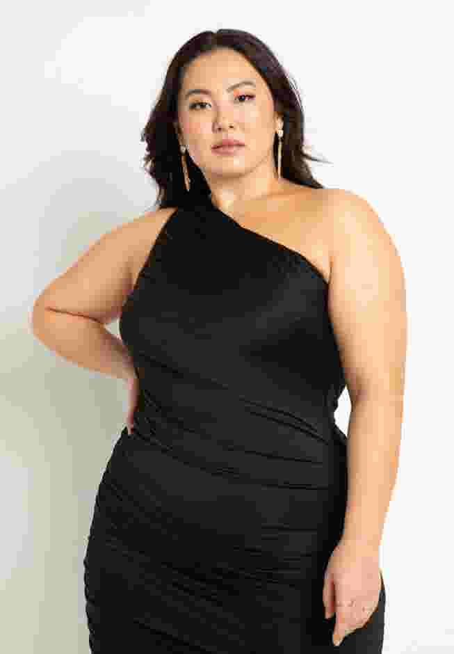 Ruched One Shoulder Dress image number 1