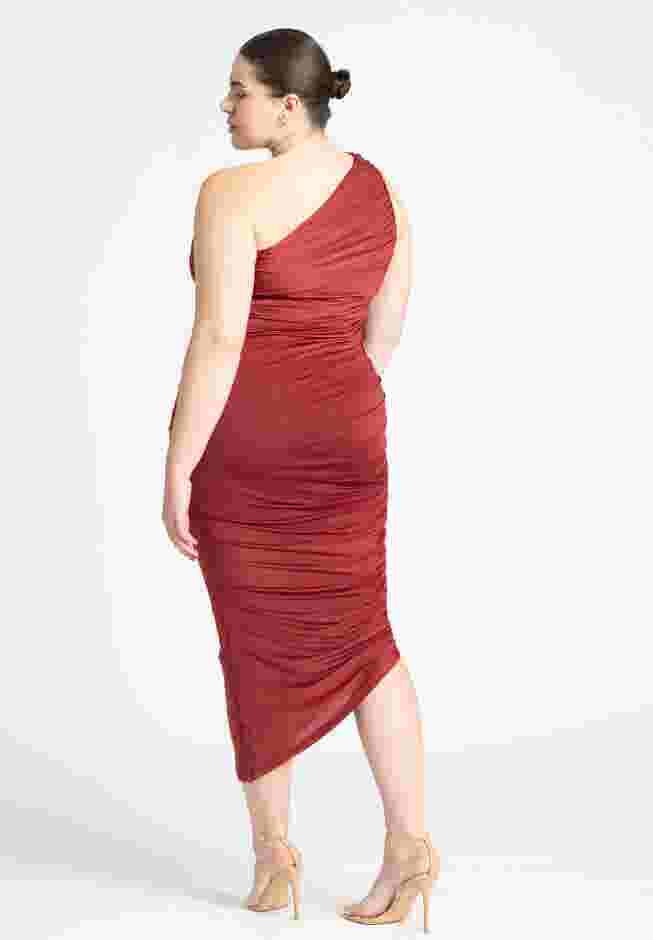 Ruched One Shoulder Dress image number 1
