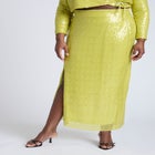 Sequin Column Midi Skirt  image number null