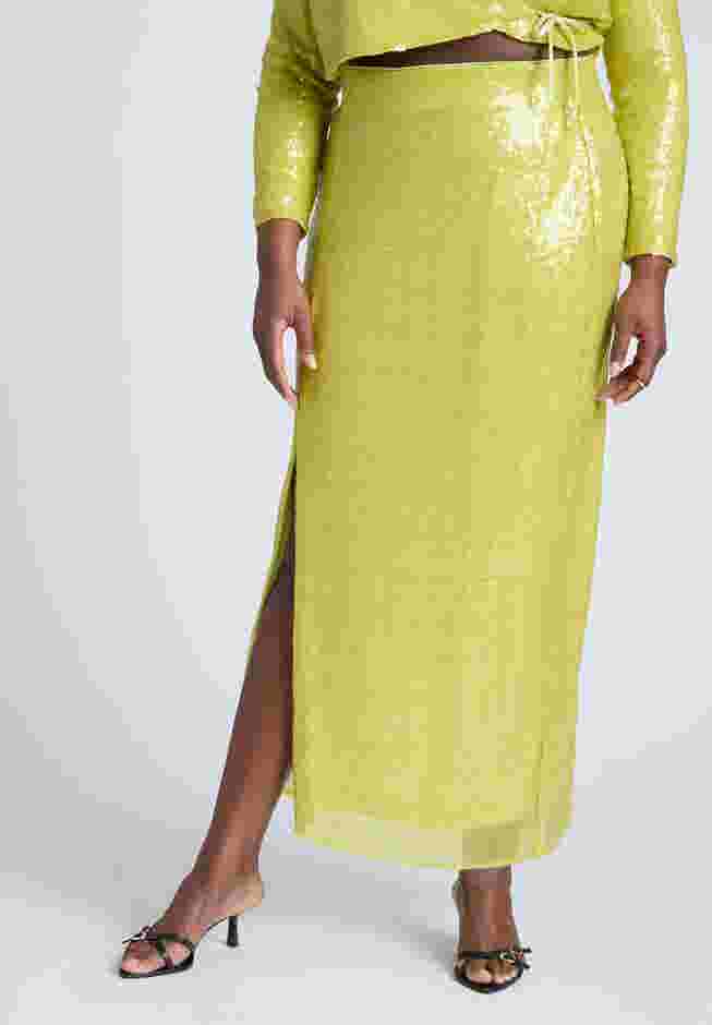 Sequin Column Midi Skirt  image number 1