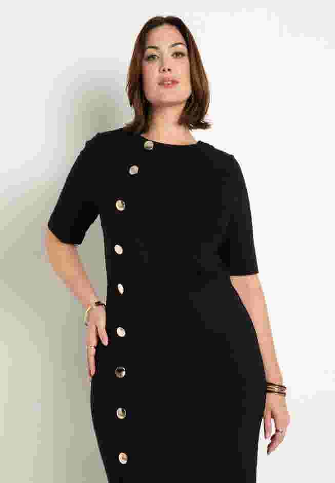 Button Front Workwear Dress image number 1