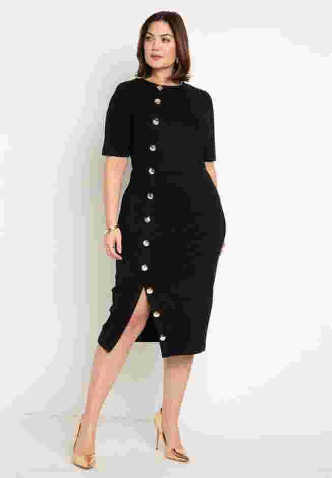 Button Front Workwear Dress image number 0