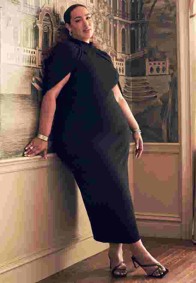 Sweater Cape Dress image number 0