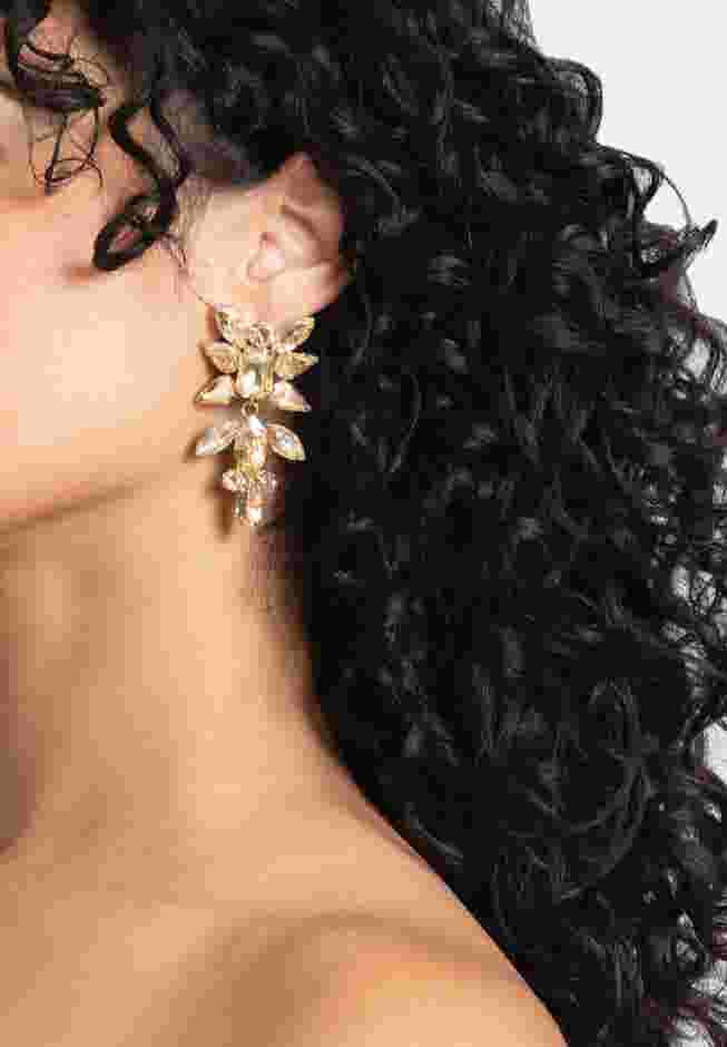 Gem Cluster Earrings image number 0