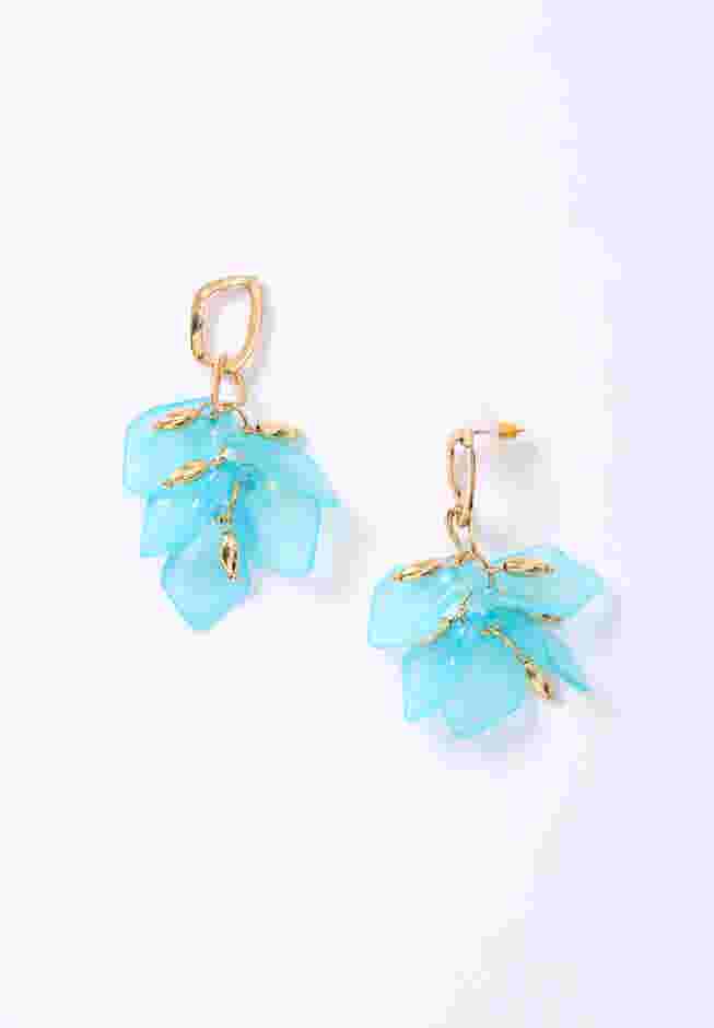 Floral Petal Cluster Earrings image number 0