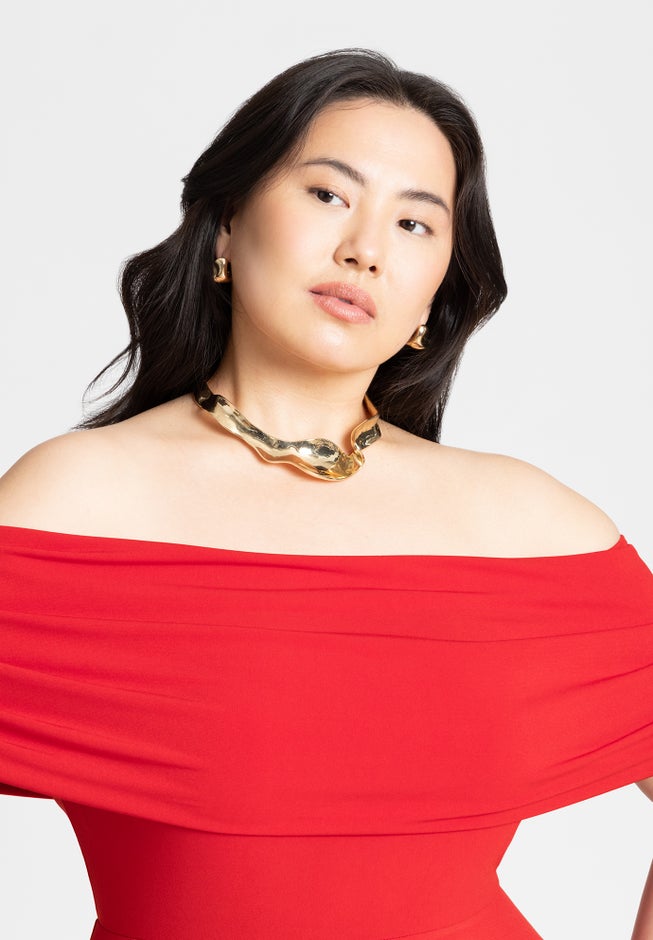 Twisted Collar Necklace image number 0
