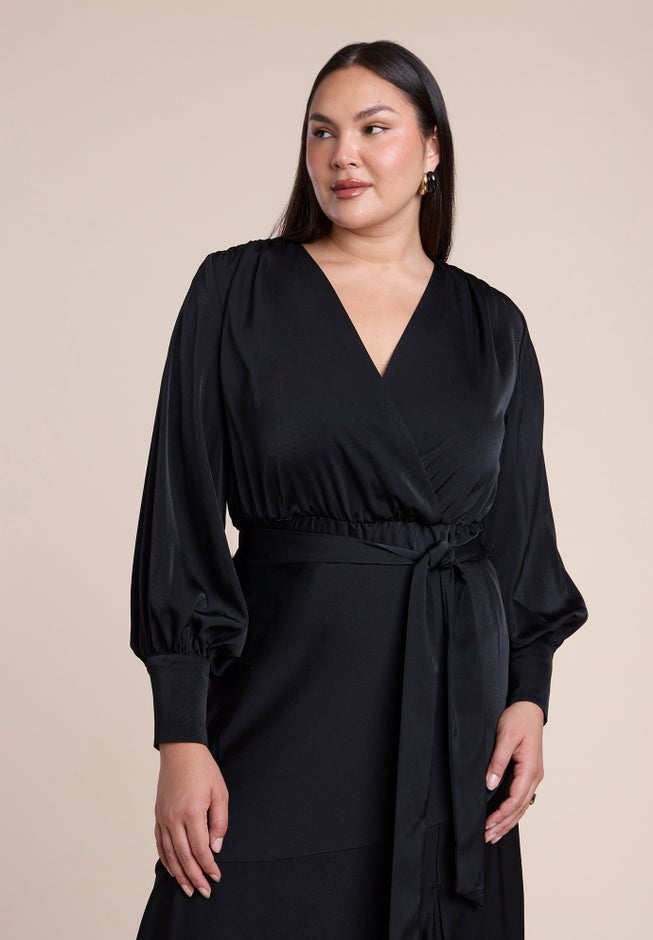 Satin Maxi Dress image number 3