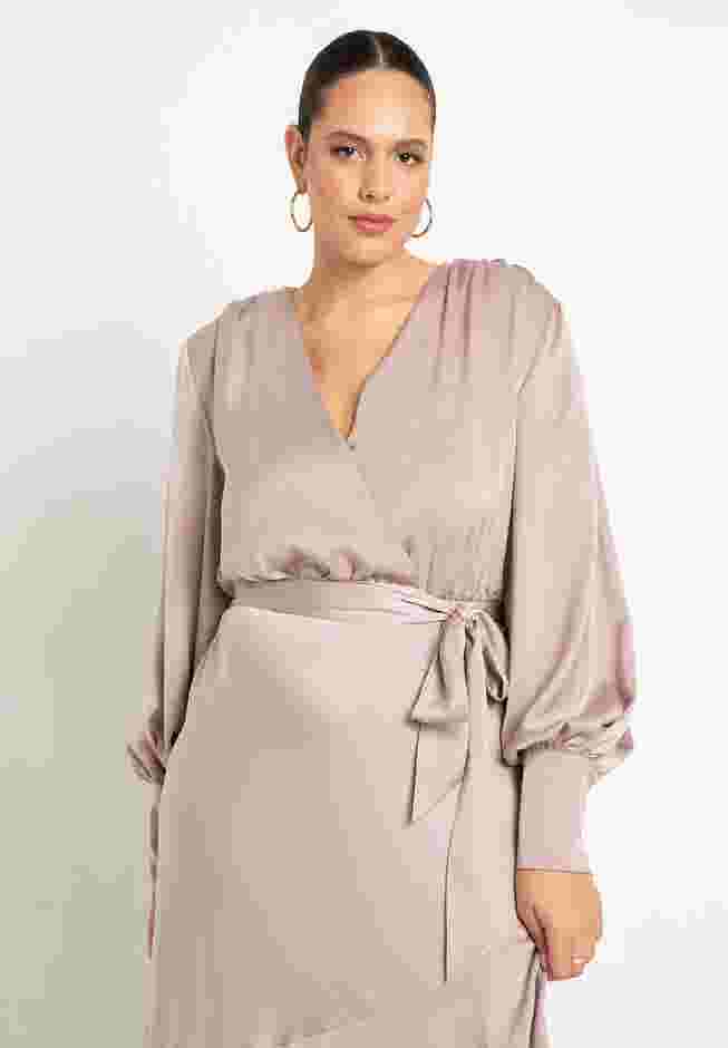 Satin Maxi Dress image number 1