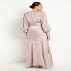 Satin Maxi Dress image number null