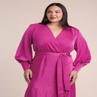 Satin Maxi Dress image number null