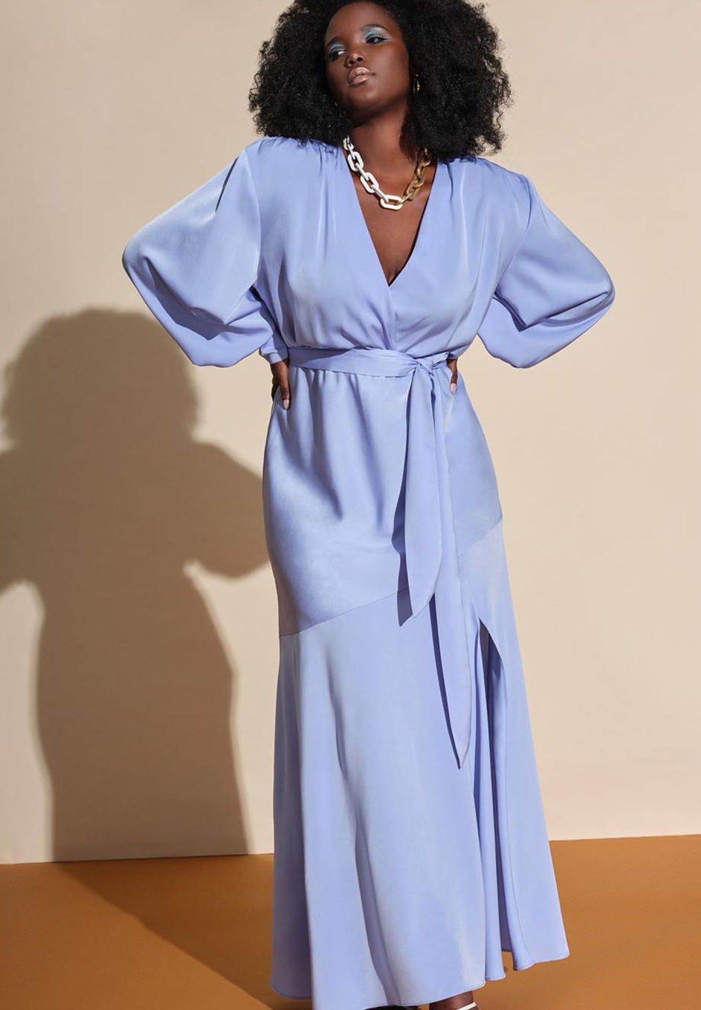 Satin Maxi Dress image number 0