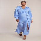 Satin Maxi Dress image number 0