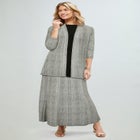 Stretch Knit Maxi Skirt image number null