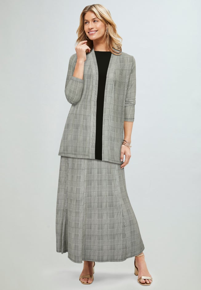 Stretch Knit Maxi Skirt image number 1