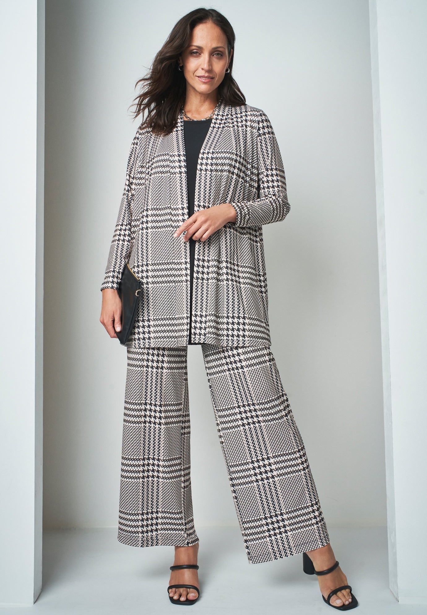 Stretch Knit Wide Leg Pant image number 1