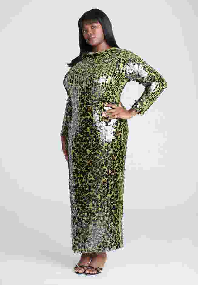 Paillette Sequin Maxi Dress image number 1