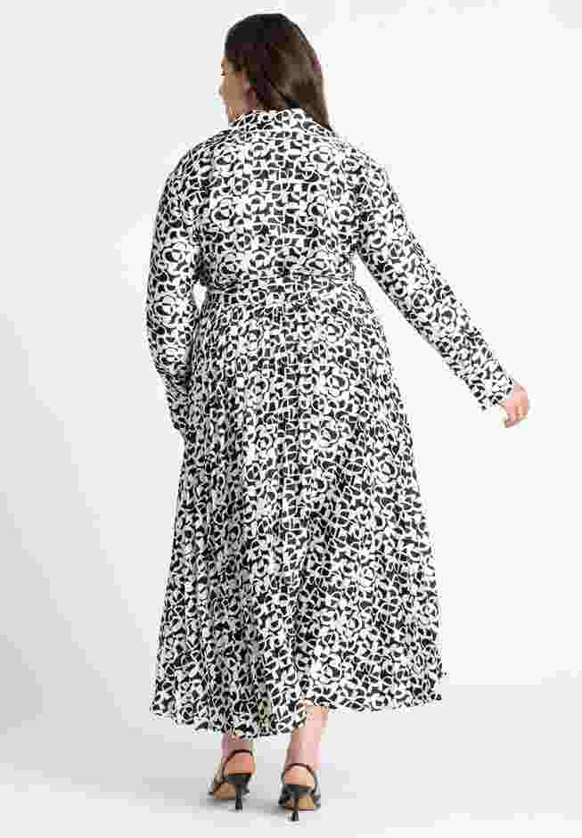 Pleated Skirt Fit And Flare Dress image number 1