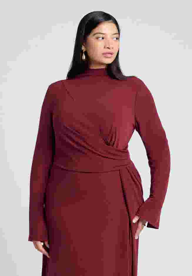 Cowl Back Asym Dress image number 2
