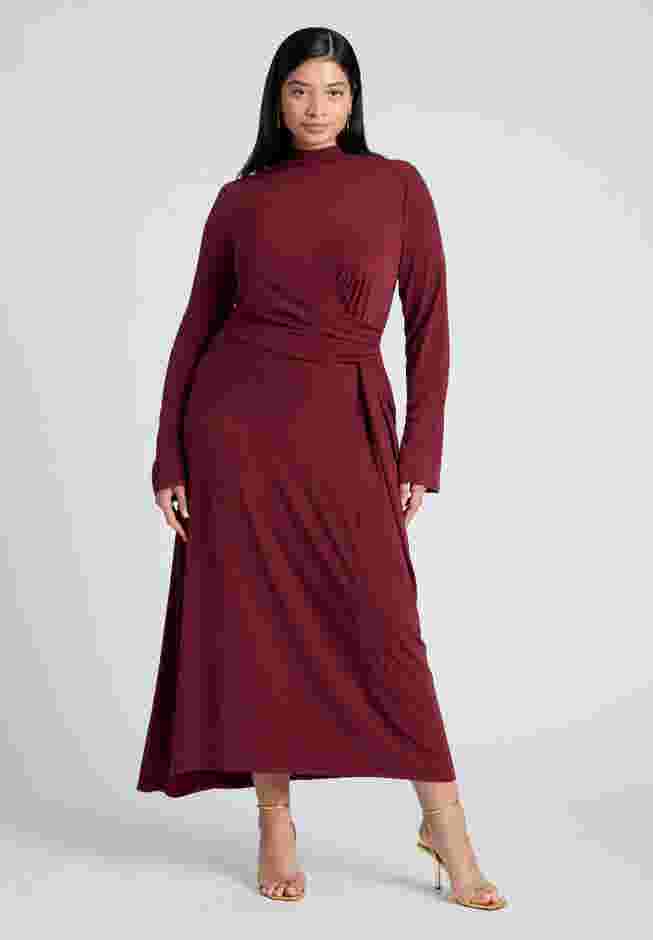 Cowl Back Asym Dress image number 0