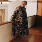 Draped High Neck Maxi Dress image number null