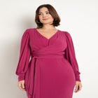 Cross Front Midi Dress image number null