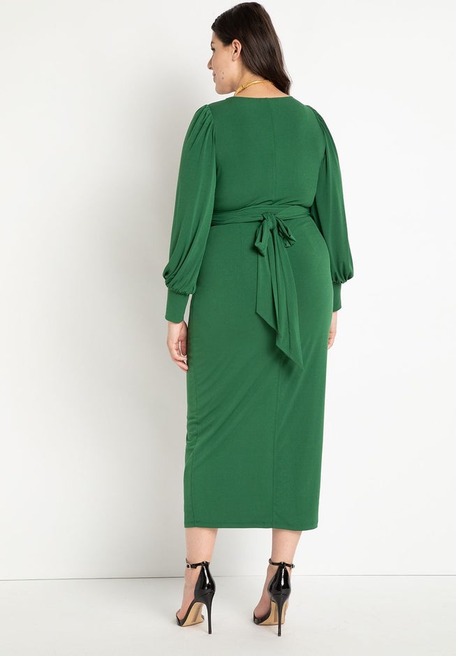 Cross Front Midi Dress image number 2