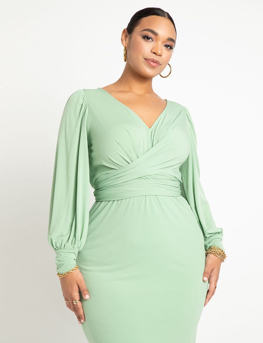 Cross Front Midi Dress image number 1