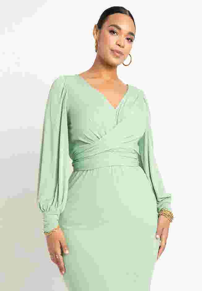 Cross Front Midi Dress image number 1
