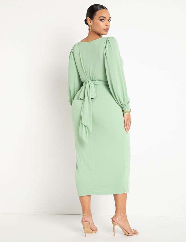 Cross Front Midi Dress image number 2